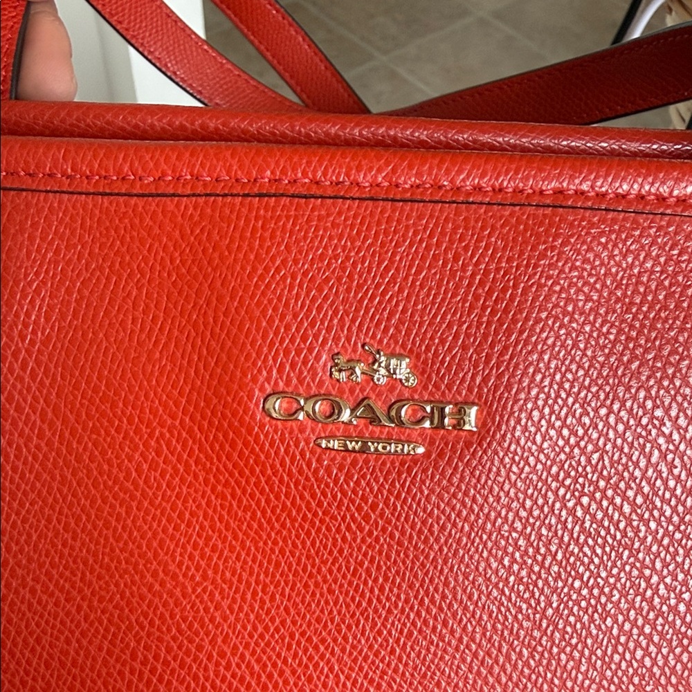 Coach Scarlet Leather Tote - Picture 14 of 14